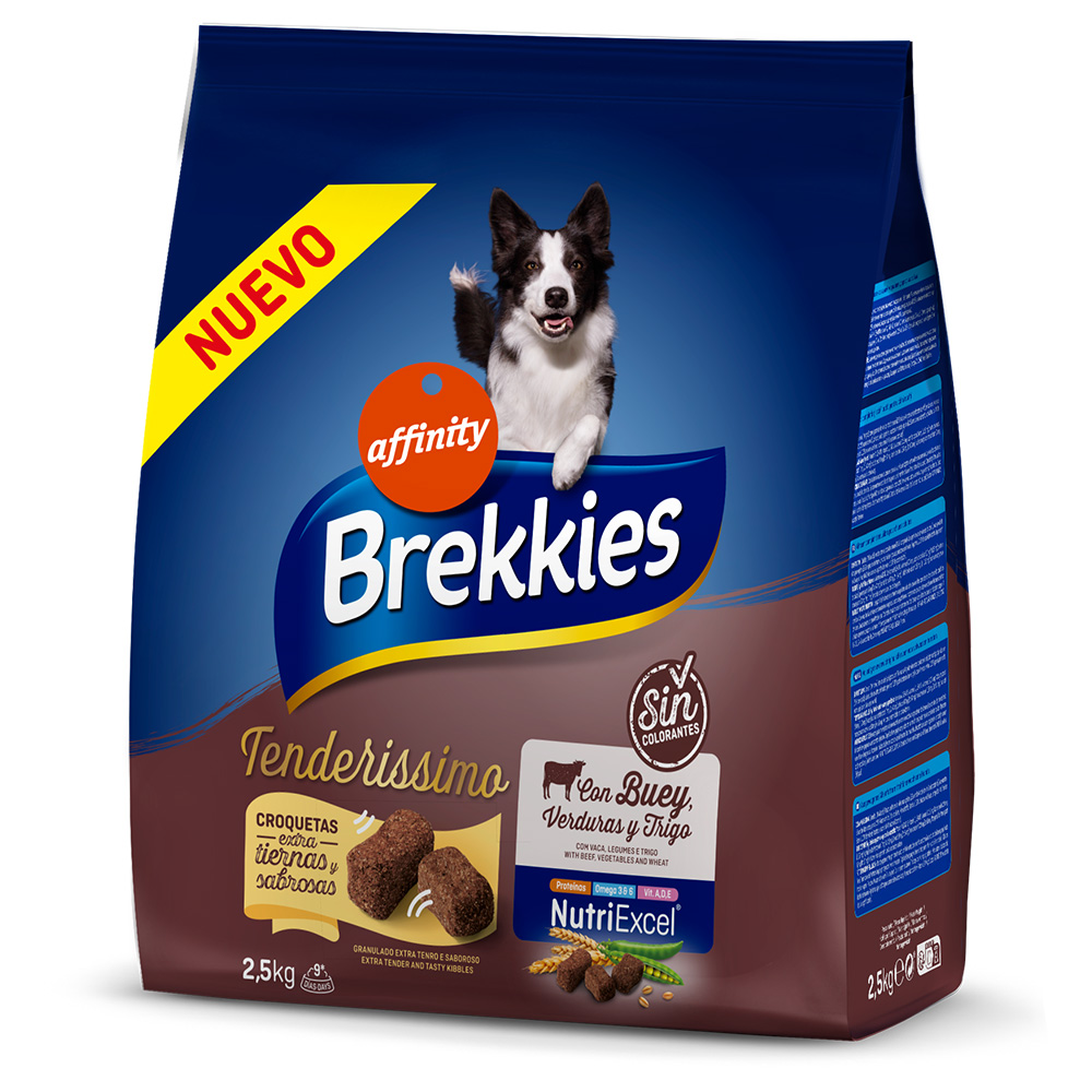 Brekkies Tenderissimo mit Rind - 5 kg (2 x 2,5 kg) von Affinity Brekkies