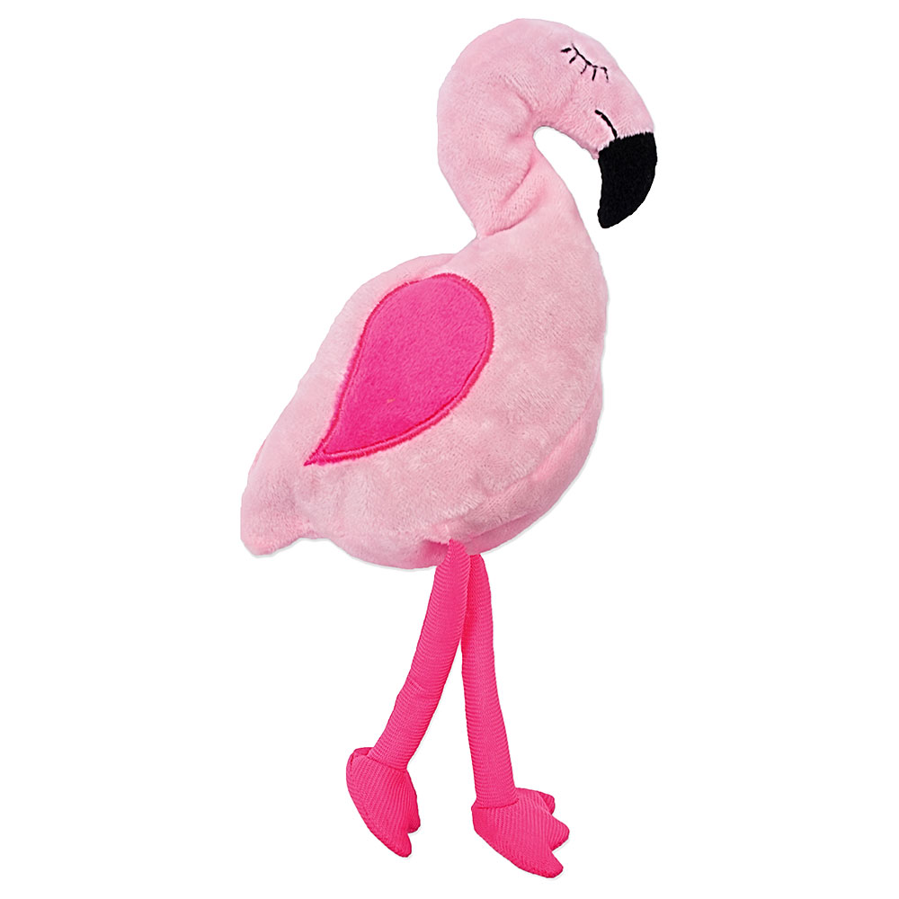 Aumüller Flamingo Pinky mit Baldrian und Dinkelspelz - 1 Stück von Aumüller