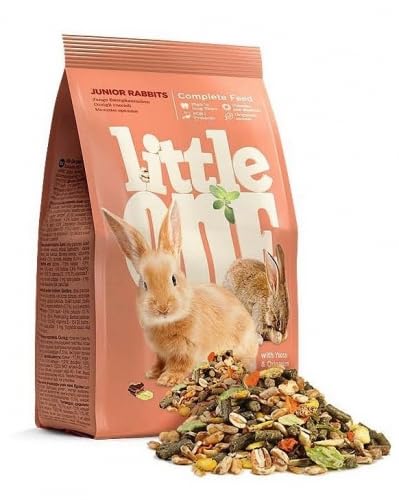 Little One Futter für Nagetiere: Chinchillas, Kobalas, Kaninchen, Degus, Hamster usw., Packung mit 2 x 900 g (Junior-Kaninchen) von CT-TRONICS