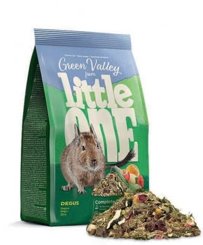 Little One Green Valley | Futter für Nagetiere | Kaninchen | Chinchilla | Degus | Meerschweinchen | 750 g (Degus) von CT-TRONICS