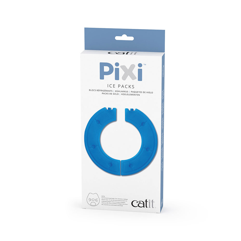 Catit Pixi Smart 6-Meal Futterautomat - Zubehör: 2 Stück Ersatz-Kühlakkus von Catit