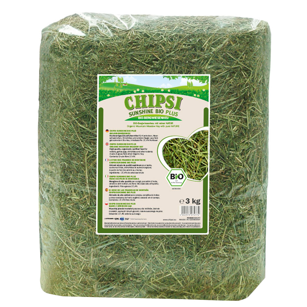 Chipsi Sunshine Bio Wiesenheu - 3 kg von Chipsi