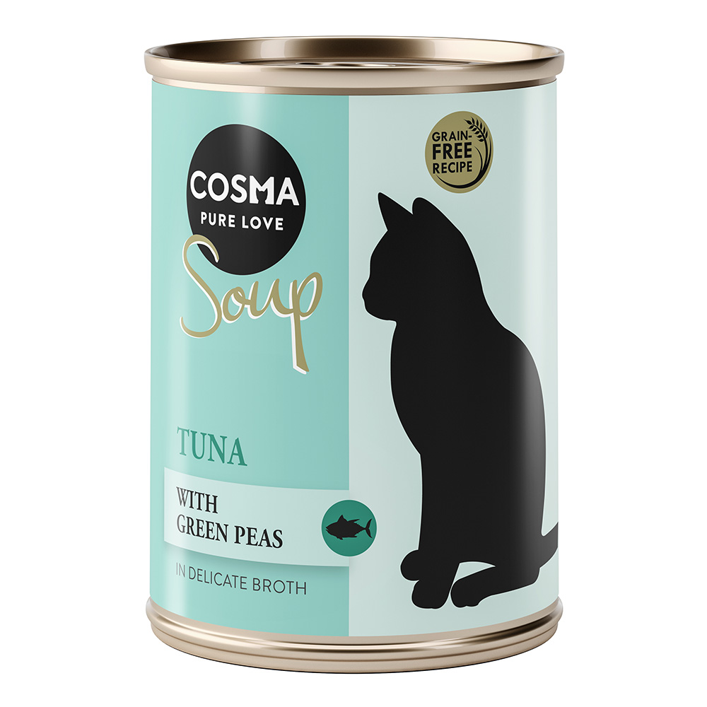 Cosma Soup 6 x 100 g - Thunfisch mit grünen Erbsen von Cosma