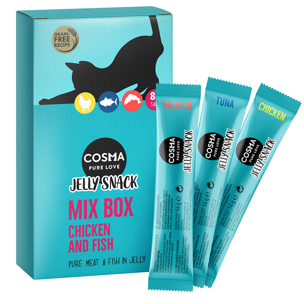 Sparpaket Cosma Jelly Snack 24 x 14 g - Mixpaket 1 von Cosma