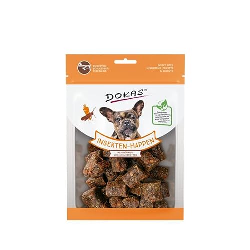 Dokas Dog Insekten-Happen Mehlwürmer, Grillen, Karotte100 g (Menge: 10 je Bestelleinheit) von Dokas Hund