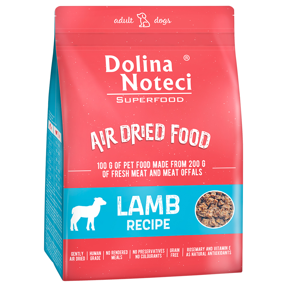 Dolina Noteci Superfood Adult Trockenfutter für Hunde mit Lamm - Sparpaket: 2 x 1 kg von Dolina Noteci