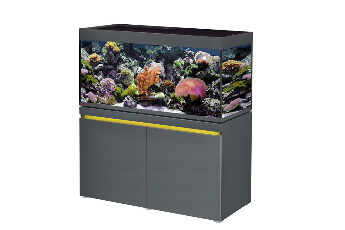 EHEIM incpiria marine 430 LED Meerwasser-Aquarium mit Unterschrank graphit