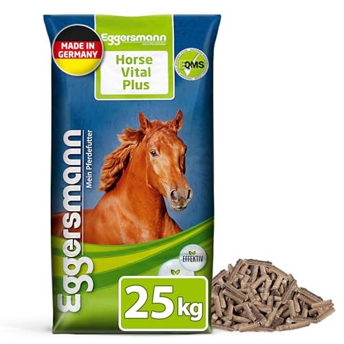 Eggersmann Horse Vital Plus – Mineralfuttermittel für Pferde Aller Art – Vitaminreiches Mineralfutter – 25 kg Sack von Eggersmann Mein Pferdefutter