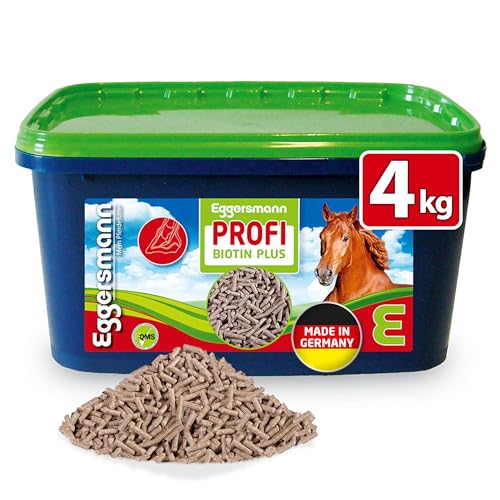 Eggersmann Profi Biotin Plus – Ergänzungsfuttermittel für Pferde – Unterstützung für stabile Hufe und Haare – 4 kg Eimer von Eggersmann Mein Pferdefutter