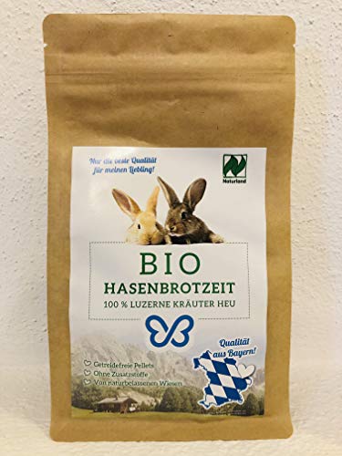 Falter´s Bio-Hasenbrotzeit - Luzerne Kräuter Mix - Qualität aus Bayern - ohne Zusätze (1kg) von Falter Naturdünger