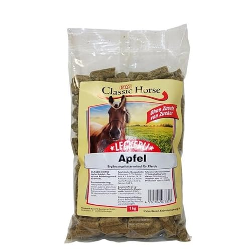 Classic Horse Snack mit Apfel 4 x 1kg von Generisch
