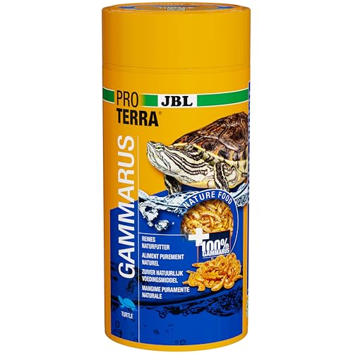 JBL Proterra GAMMARUS 1 Liter Leckerbissen aus Bachflohkrebsen für alle Wasserschildkröten von JBL