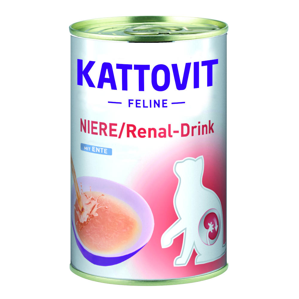 Kattovit Drink Niere/Renal - Ente (24 x 135 ml) von Kattovit
