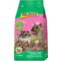 MultiFit Nagerfutter für Maus, Rennmaus und Zwerghamster 800 g von MultiFit