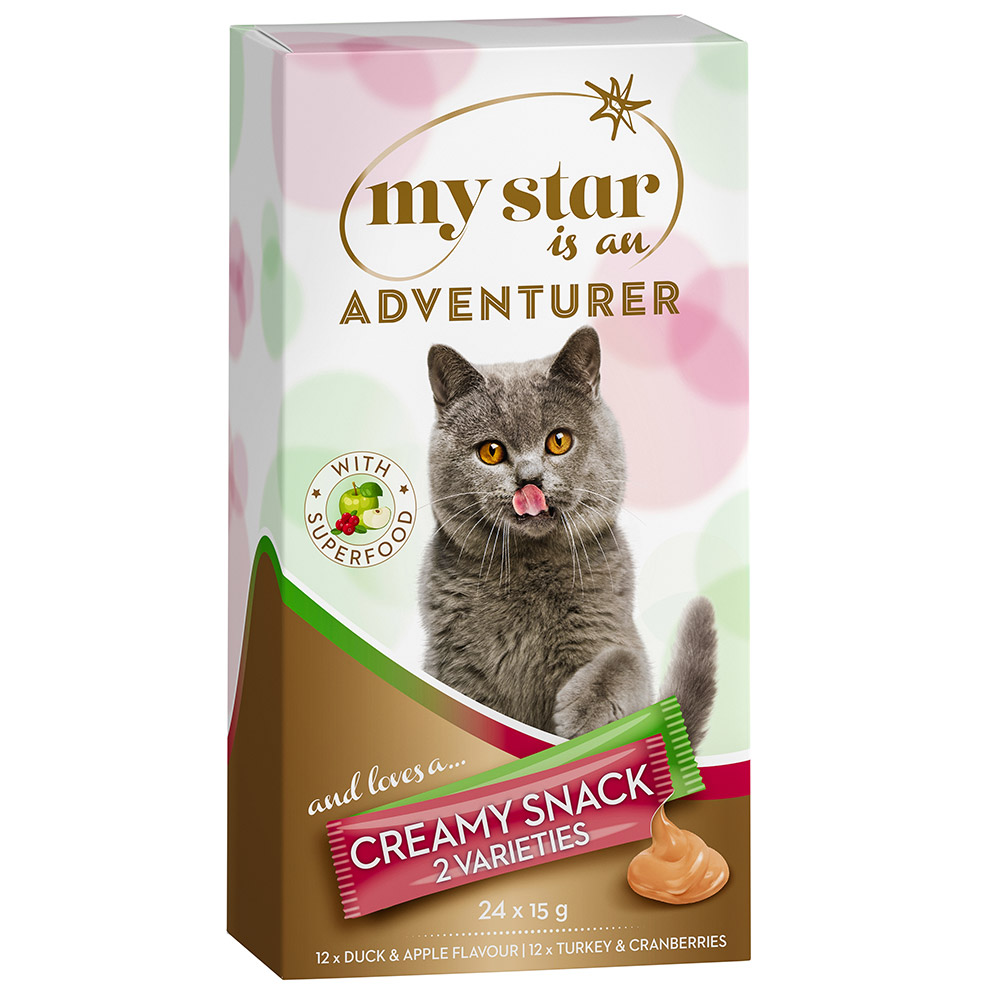 My Star is an Adventurer - Creamy Snack Superfood Mixpaket - Sparpaket: 48 x 15 g von My Star