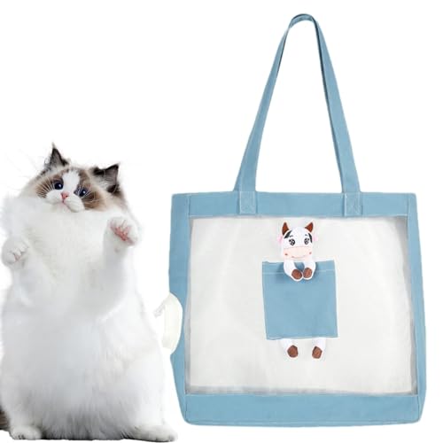 NUDGE Katzen-Reisetasche – Haustier-Schultertasche, Schultertasche für Reisen, Katzentasche, tragbare Haustier-Out-Tasche, Katzentragetasche, Haustier-Leinen-Umhängetasche von NUDGE