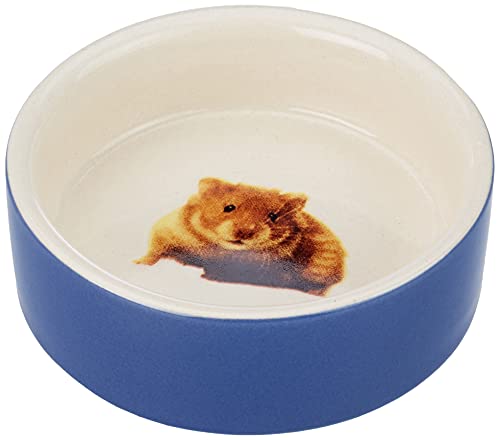 Nobby Hamster Keramikschale blau Ø7,5 x 2,5 cm, 55 ml von Nobby