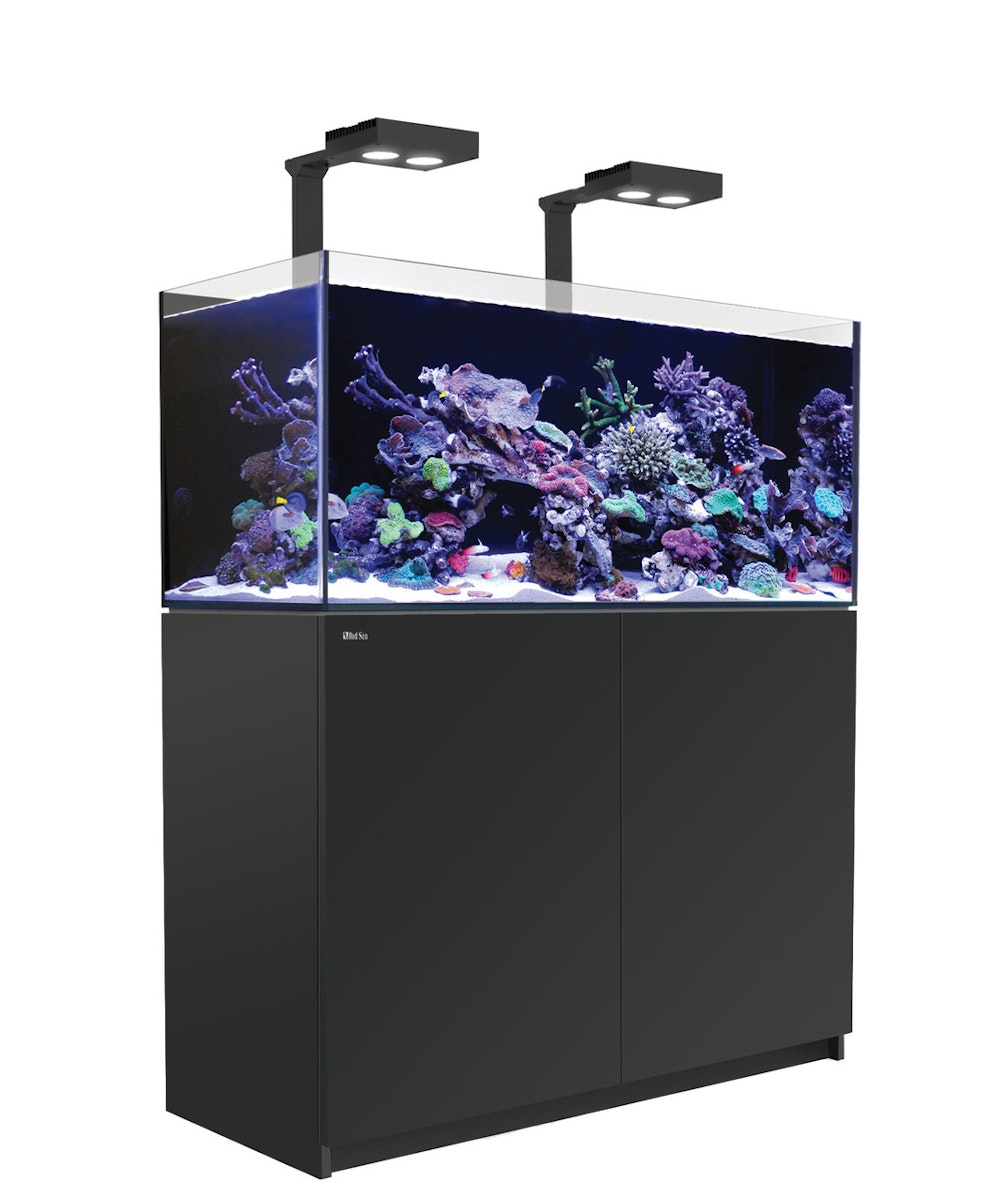 Red Sea REEFER 350 Deluxe (G2 - Modelljahr 2022) 2 x LED 90 Meerwasseraquarium mit Unterschrank weiß