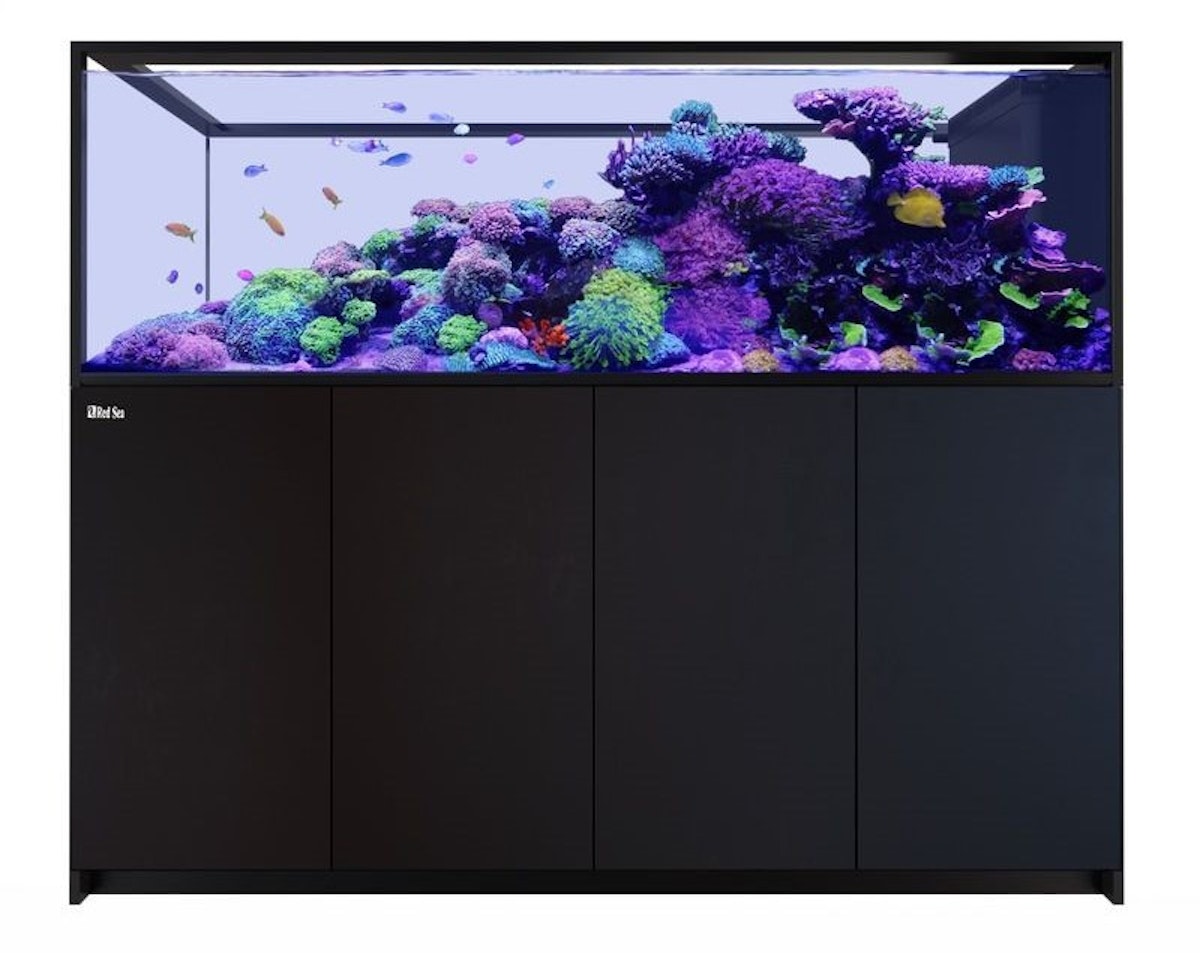 Red Sea REEFER S950 G2+ Peninsula System Aquarium mit Unterschrank schwarz