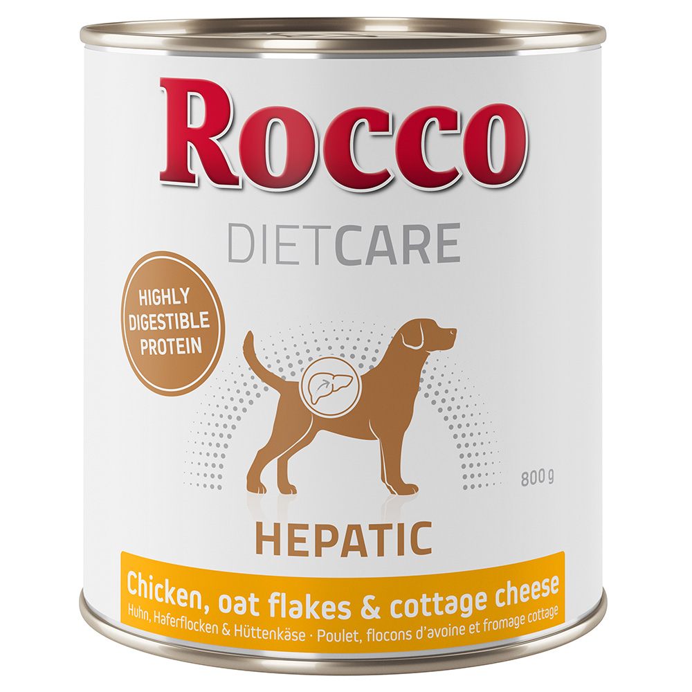 Rocco Diet Care Hepatic Huhn mit Haferflocken & Hüttenkäse 800g 24 x 800 g von Rocco Diet Care