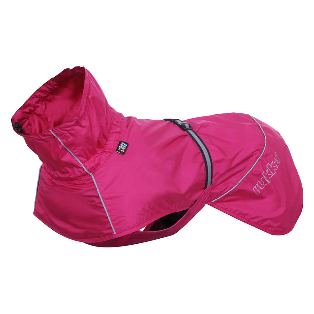 Rukka® Regenmantel Hase, pink - ca. 45 cm Rückenlänge von Rukka Pets