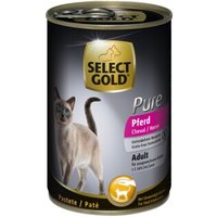SELECT GOLD Pure Adult Paté Pferd 6x400 g von SELECT GOLD