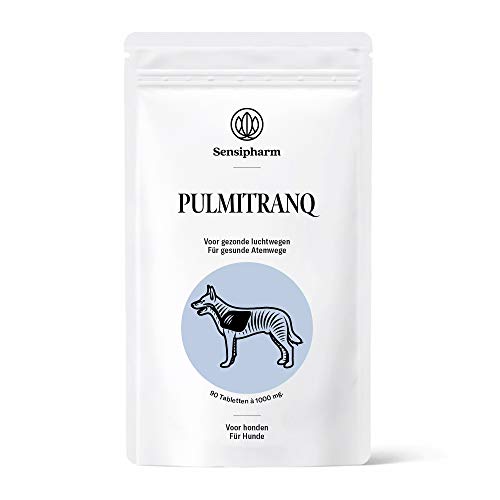 Sensipharm Pulmitranq - Nahrungsergänzungsmittel für Lunge und Atemwege - 90 Tabletten a 1000 mg. für Hunde von Sensipharm