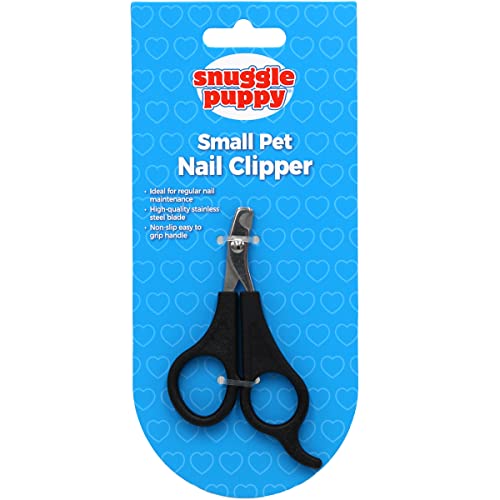 Snuggle Puppy Small Dog Nail Clipper - Ideal for Regular Use - Stainless Steel Blade with Non-Slip Handle for Small Pets von Snuggle Puppy
