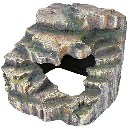 Trixie 76195 Eck-Fels mit Höhle und Plattform, 19 × 17 × 17 cm von TRIXIE