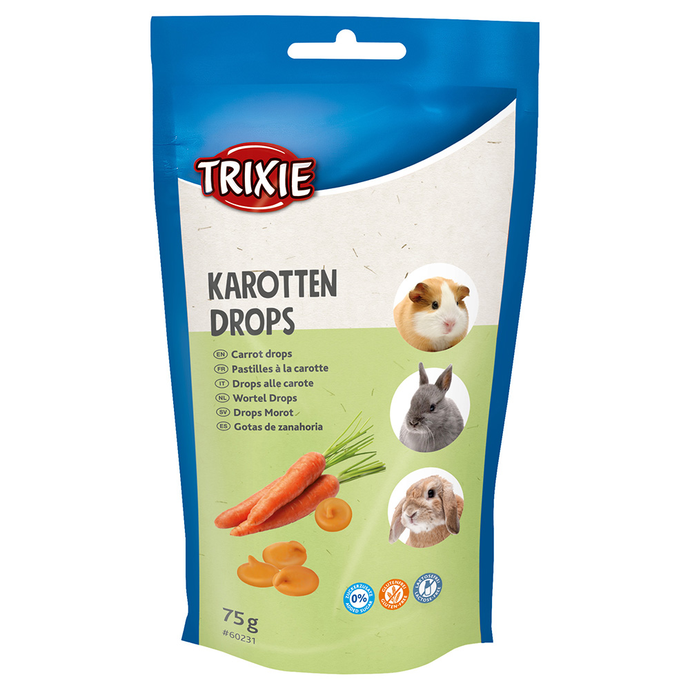Trixie Karotten Drops - Sparpaket: 3 x 75 g von TRIXIE