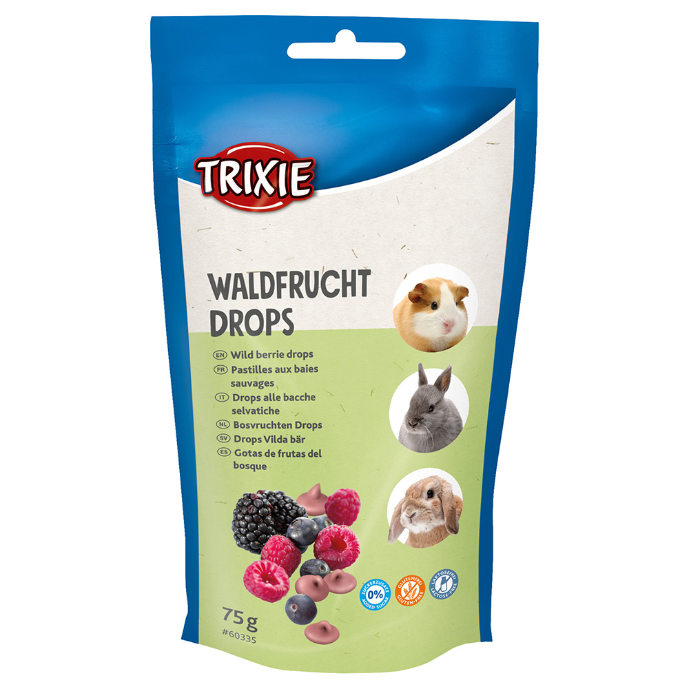 Trixie Waldfrucht Drops - Sparpaket: 3 x 75 g von TRIXIE