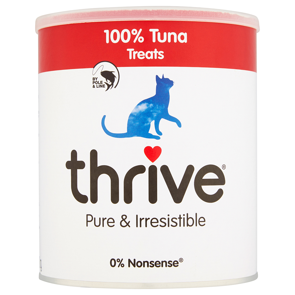 Thrive! Gefriergetrocknete Snacks Maxi Tube Thunfisch - Sparpaket 2 x 180 g von Thrive