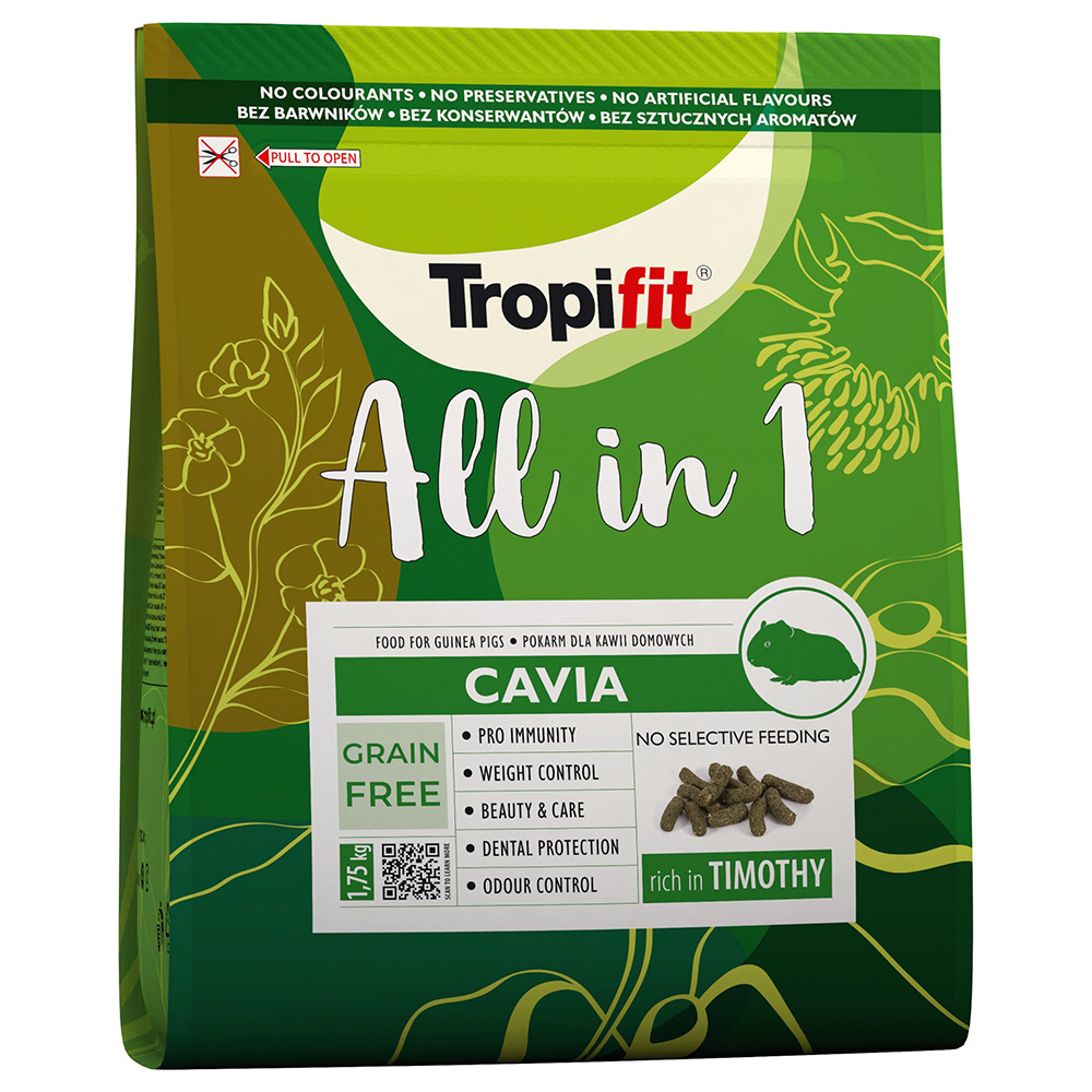 Tropifit All in 1 Cavia - Sparpaket: 2 x 1,75 kg von Tropifit