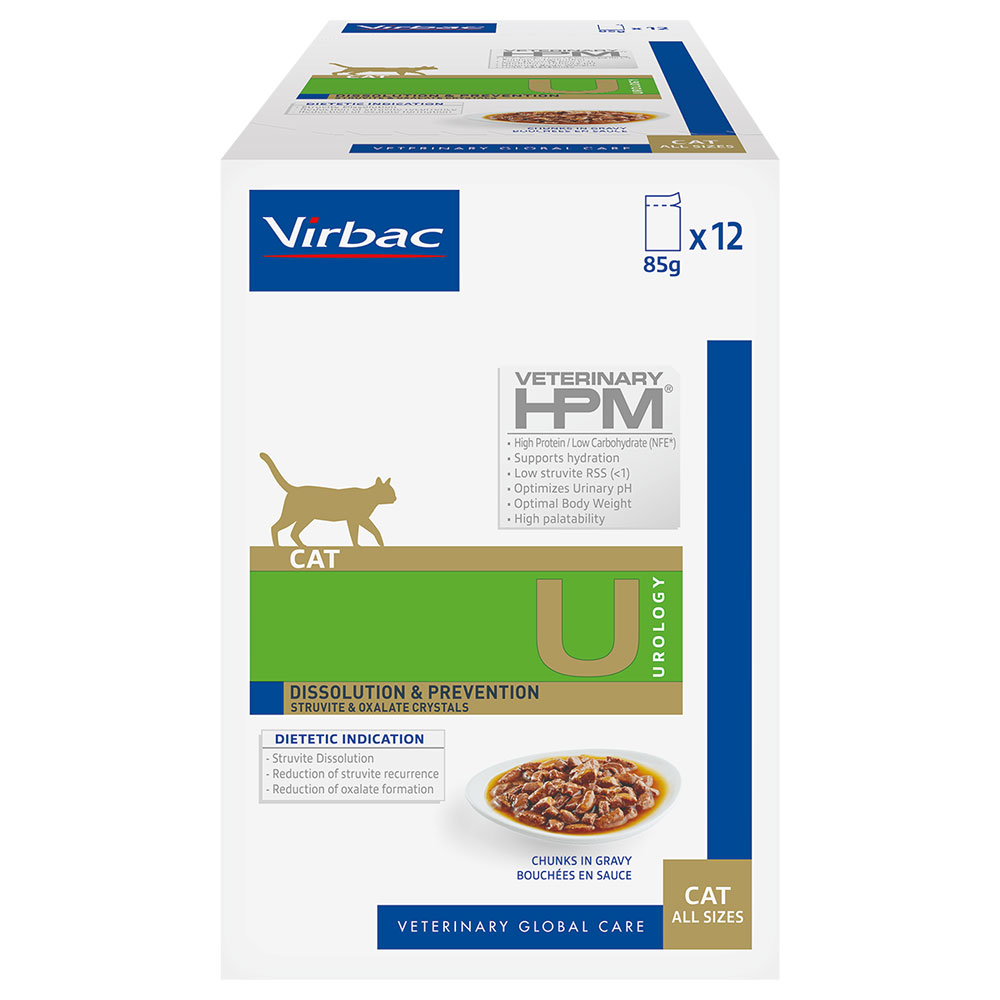 Virbac Veterinary Cat Urology Dissolution & Prevention - 24 x 85 g von Virbac
