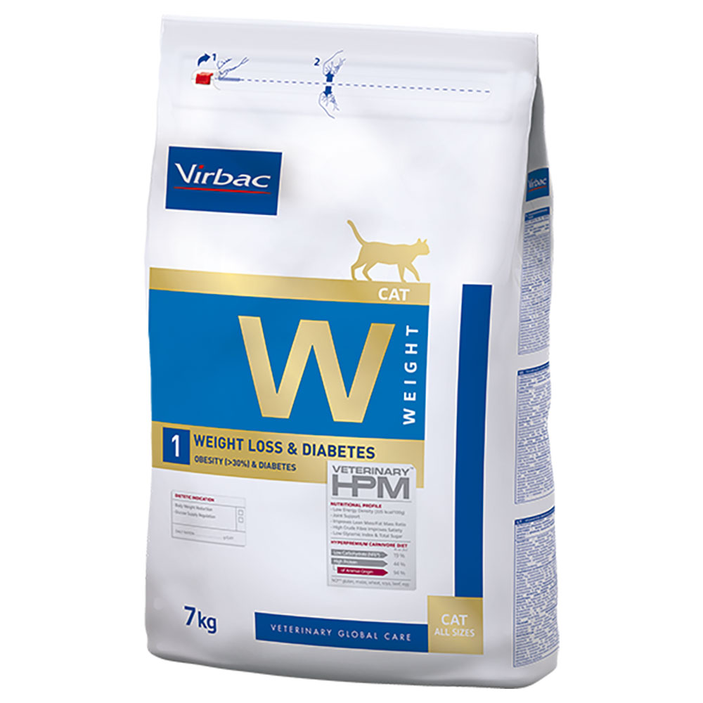 Virbac Veterinary HPM Cat Weight Loss & Diabetes W1 - 7 kg von Virbac