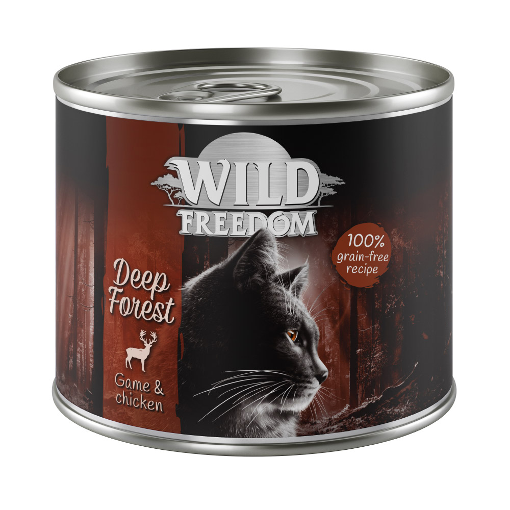 Wild Freedom Probierpaket: 400 g Trockenfutter + 6 x 200  /  70 g Nassfutter - Adult Wild Hills Ente + gemischtes Paket 6 x 200 g von Wild Freedom
