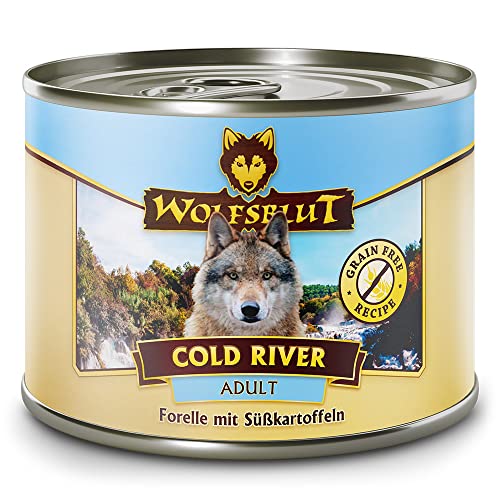 Wolfsblut Cold River Hundefutter für Erwachsene, 200 g, 6 Stück von Wolfsblut