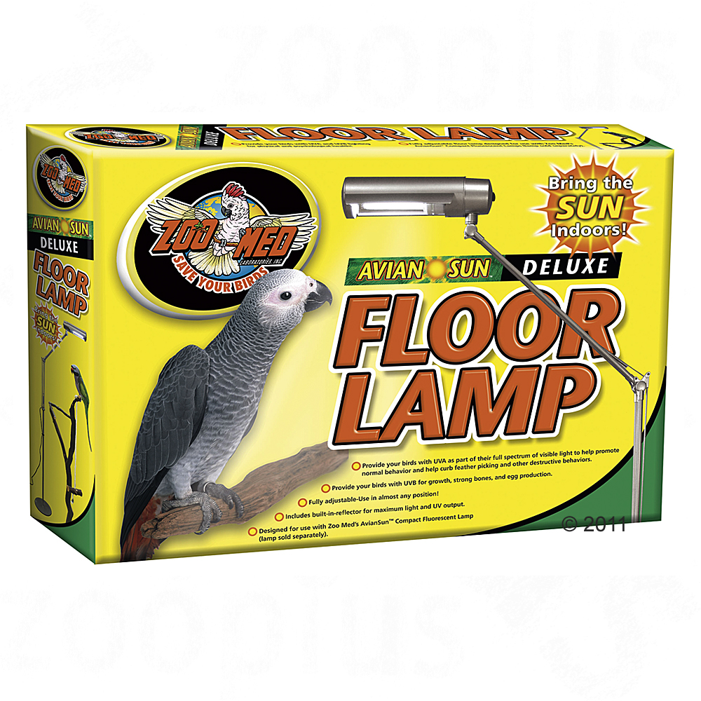 AvianSun Deluxe Stehlampe + UV-Kompaktlampe -  Stehlampe + UV-Birne von Zoo Med