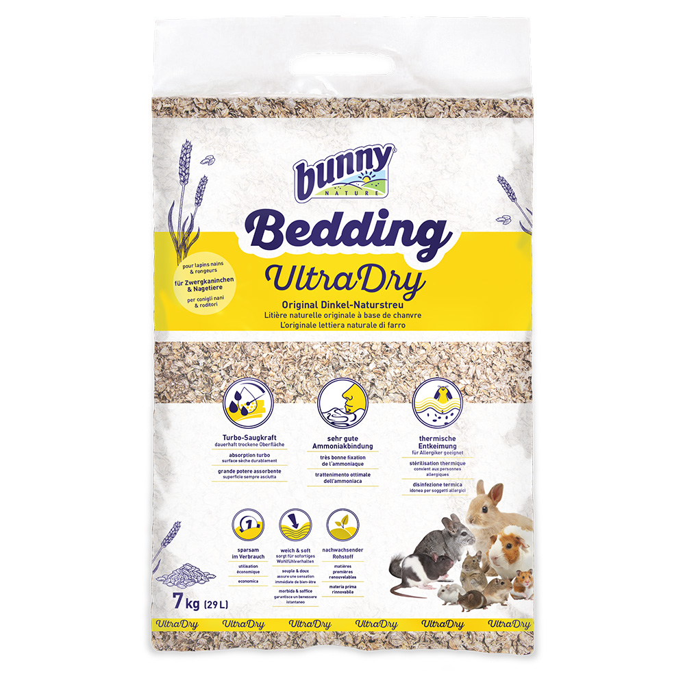 Bunny Bedding UltraDry - Sparpaket: 2 x 29 l (14 kg) von bunnyNature