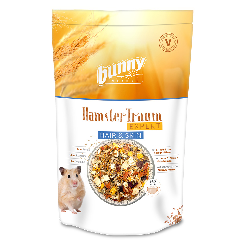 Bunny HamsterTraum Expert Hair & Skin - 500 g von bunnyNature