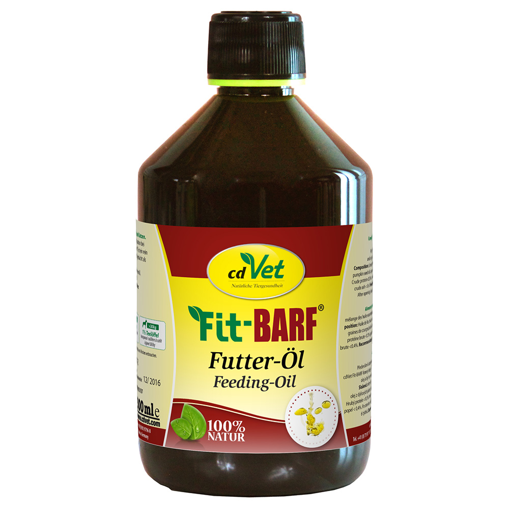 cdVet Fit-BARF Futter-Öl - Sparpaket: 2 x 500 ml von cdVet
