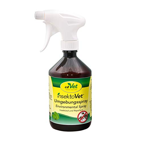 cdVet FlohEx Umgebungsspray, rein pflanzliches Flohspray 500 ml - natürlicher Flohschutz ohne Chemie für Hunde, Katzen und Nagern von cdVet