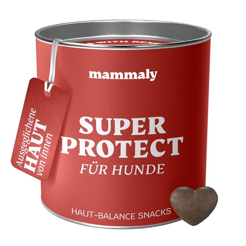 mammaly® Super Protect Hund, der Haut und Fell Hundesnack unterstützt die körpereigene Abwehr, mit Schwarzkümmelöl Hund, ca. 90 Snacks von mammaly
