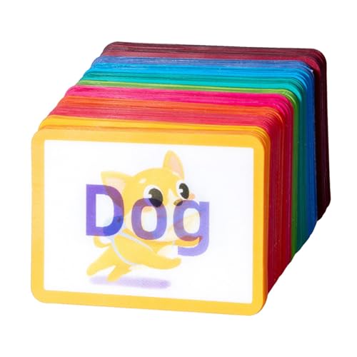 predolo 100 stück 3D Erkenntnis Karteikarten Englisch Karteikarten Vorschule Lernen Spielzeug Kind Tasche Karte von predolo