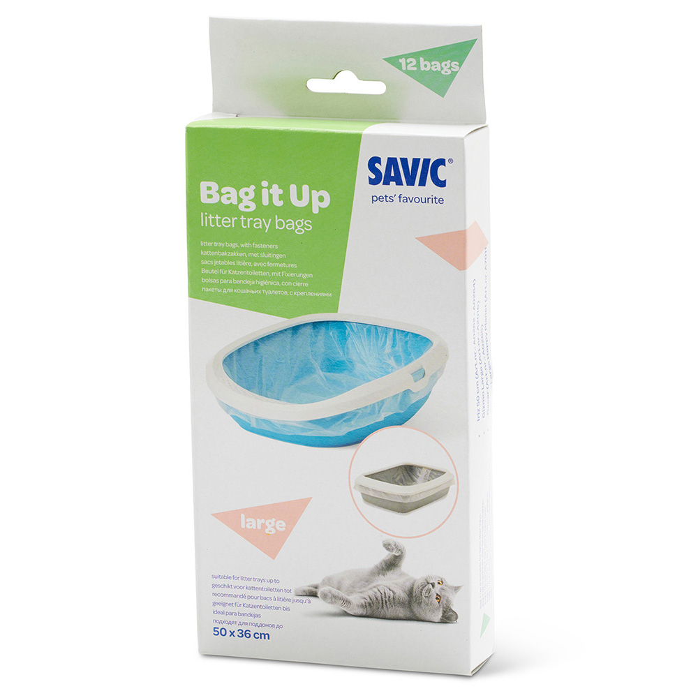 Savic Bag it Up Litter Tray Bags - Large (12 Stück) von savic