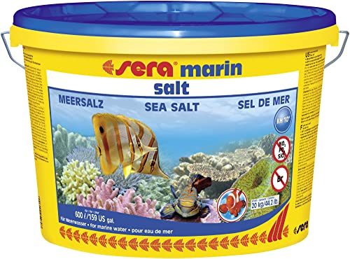 sera 05460 marin salt 20 kg - Meersalz für Osmose- und Leitungswasser, schnell und rückstandslos löslich - nitrat-, silikat- und phosphatfrei von sera