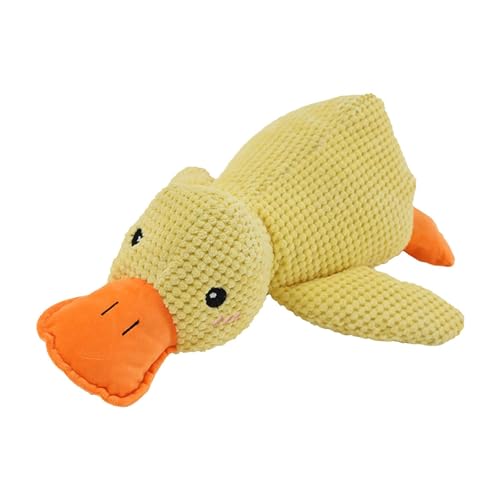 Calm Duck Hundespielzeug, Calm Dog Calm Duck | Ente Haftspielzeug für Welpen – Merrowdog Calm Duck Hundespielzeug, Hundeente Spielzeug mit Cush Sound für Indoor Hunde von ノーブランド品