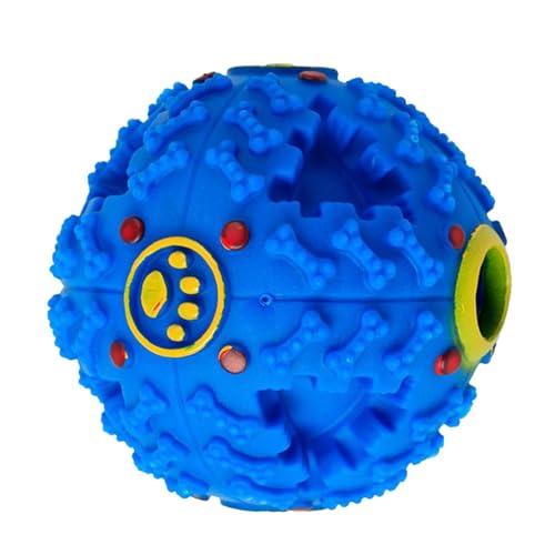 Hund Couscous Ball Hund Interaktiver Couscous Ball Quietschspielzeug mit Sound - Aktiver Rollball Hund Fütterungsspielzeug Haustier Kauspielzeug Puzzle Ball für Große, Mittlere und Kleine Haustier von ノーブランド品