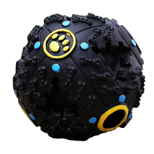 Hund Couscous Ball Hund Interaktiver Couscous Ball Quietschspielzeug mit Sound - Aktiver Rollball Hund Fütterungsspielzeug Haustier Kauspielzeug Puzzle Ball für Große, Mittlere und Kleine Haustier von ノーブランド品