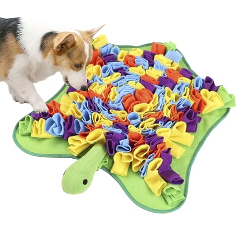 Hund Schnüffelpad, Hund Schnüffelmatte - Hund Trense Matte Puzzle Slow Feeder Hund Futtermatte - Anreicherung Spielzeug zur Förderung der natürlichen Futtersuche Fähigkeiten, Haustier Fütterungsmatte von ノーブランド品